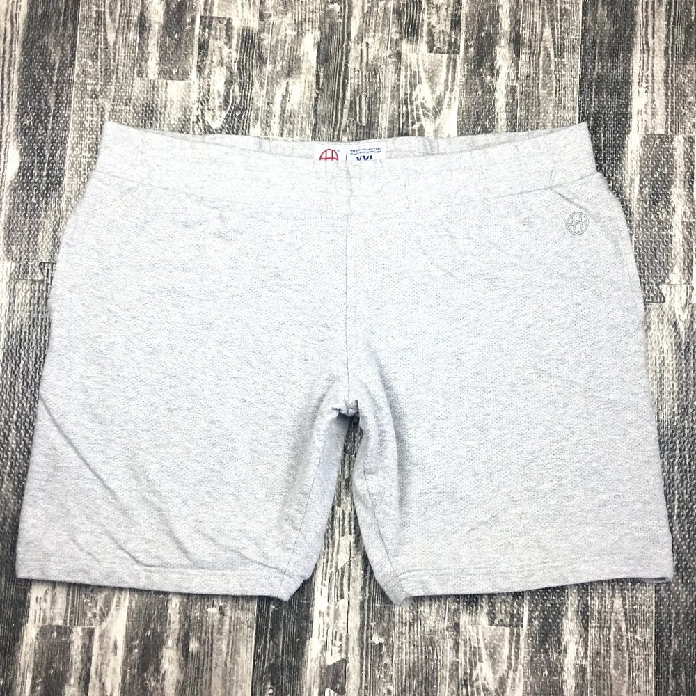 HUF Heather Gray Shorts Elastic Waist w/Drawstring